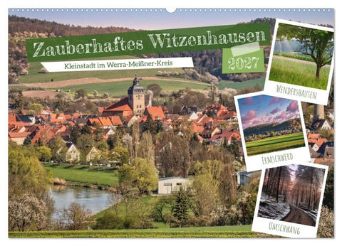 Zauberhaftes Witzenhausen (Wandkalender 2027 DIN A2 quer), CALVENDO Monatskalender