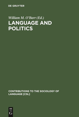 Language and Politics