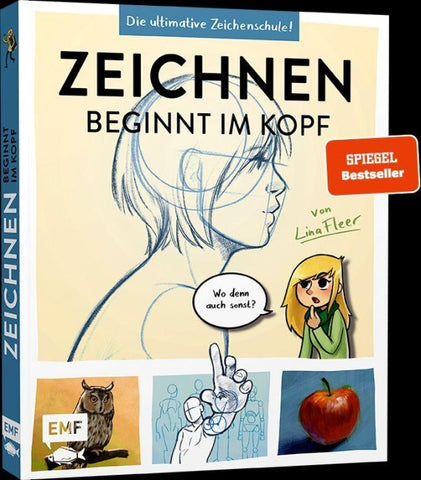Zeichnen beginnt im Kopf – Die ultimative Zeichenschule von YouTube-Zeichnerin LinaFleer