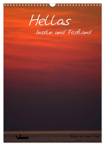 Hellas Inseln und Festland (Wandkalender 2026 DIN A3 hoch), CALVENDO Monatskalender