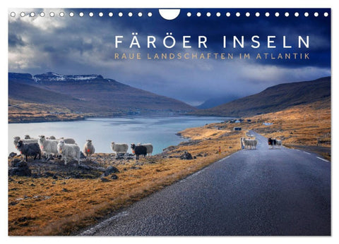 Färöer Inseln - Raue Landschaften im Atlantik (Wandkalender 2026 DIN A4 quer), CALVENDO Monatskalender