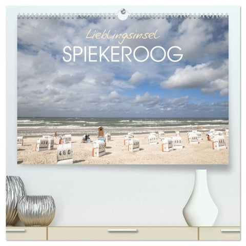 Lieblingsinsel Spiekeroog (hochwertiger Premium Wandkalender 2027 DIN A2 quer), Kunstdruck in Hochglanz