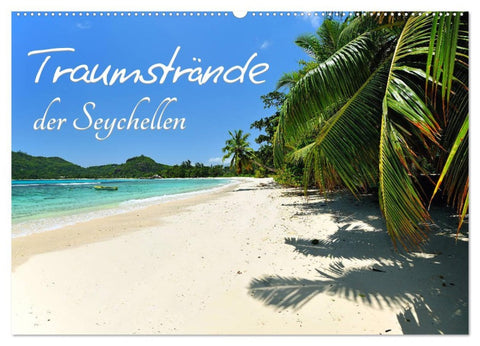 Traumstrände der Seychellen (Wandkalender 2026 DIN A2 quer), CALVENDO Monatskalender