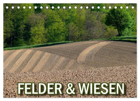 Felder und Wiesen (Tischkalender 2027 DIN A5 quer), CALVENDO Monatskalender
