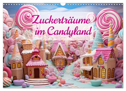 Zuckerträume im Candyland (Wandkalender 2026 DIN A3 quer), CALVENDO Monatskalender