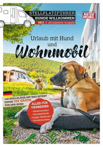 Stellplatzführer Hunde Willkommen