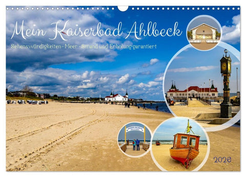 Mein Kaiserbad Ahlbeck (Wandkalender 2026 DIN A3 quer), CALVENDO Monatskalender