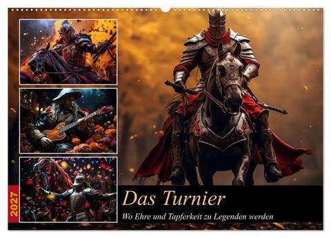 Das Turnier (Wandkalender 2027 DIN A2 quer), CALVENDO Monatskalender