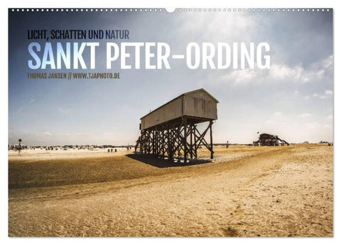 Sankt Peter-Ording. Licht, Schatten und Natur (Wandkalender 2027 DIN A2 quer), CALVENDO Monatskalender