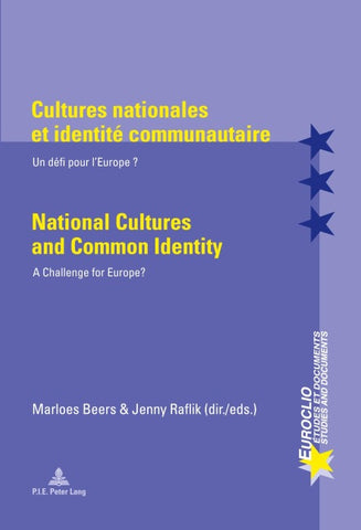 Cultures nationales et identité communautaire / National Cultures and Common Identity