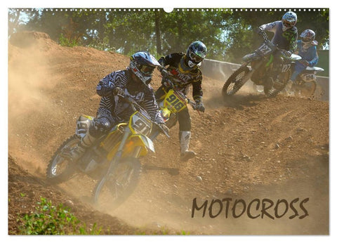 Motocross (Wandkalender 2026 DIN A2 quer), CALVENDO Monatskalender
