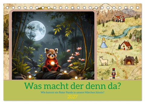 Was macht der denn da? (Tischkalender 2027 DIN A5 quer), CALVENDO Monatskalender