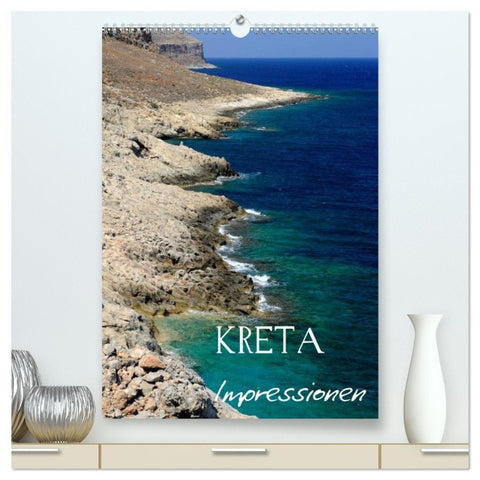 Kreta Impressionen (hochwertiger Premium Wandkalender 2026 DIN A2 hoch), Kunstdruck in Hochglanz