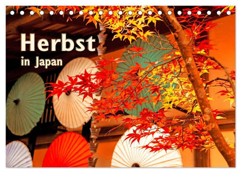 Herbst in Japan (Tischkalender 2027 DIN A5 quer), CALVENDO Monatskalender