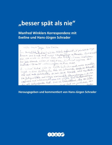 'besser spät als nie'