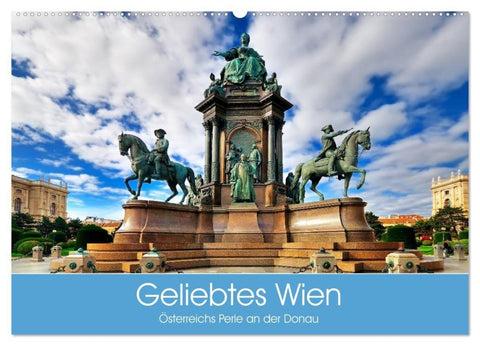Geliebtes Wien. Österreichs Perle an der Donau (Wandkalender 2027 DIN A2 quer), CALVENDO Monatskalender