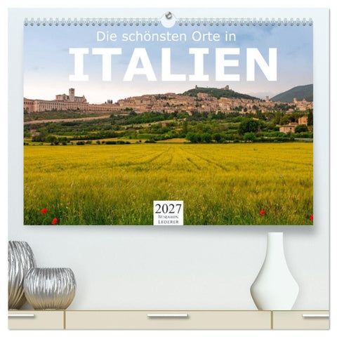 Die schönsten Orte in Italien. (hochwertiger Premium Wandkalender 2027 DIN A2 quer), Kunstdruck in Hochglanz