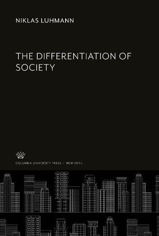 The Differentiation of Society
