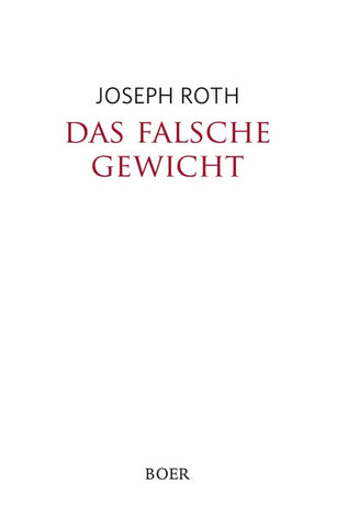 Das falsche Gewicht