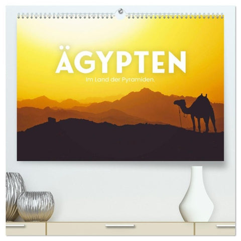 Ägypten - Im Land der Pyramiden. (hochwertiger Premium Wandkalender 2027 DIN A2 quer), Kunstdruck in Hochglanz