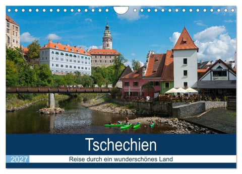 Tschechien - Eine Reise durch ein wunderschönes Land (Wandkalender 2027 DIN A4 quer), CALVENDO Monatskalender