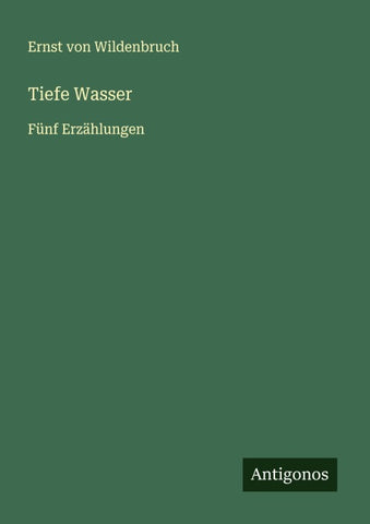 Tiefe Wasser