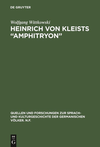 Heinrich von Kleists “Amphitryon”