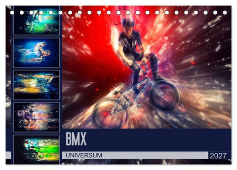 BMX Universum (Tischkalender 2027 DIN A5 quer), CALVENDO Monatskalender