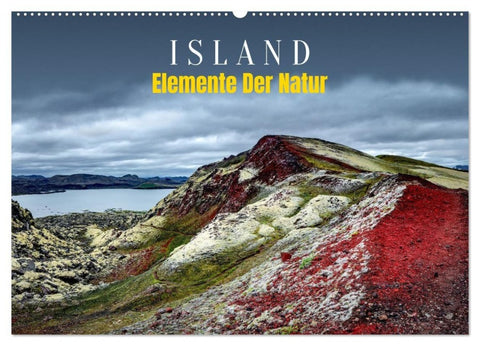 Island - Elemente der Natur (Wandkalender 2026 DIN A2 quer), CALVENDO Monatskalender