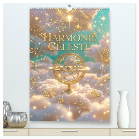 Harmonie céleste (Calendrier mural haut de gamme 2027 DIN A2 horizontal), CALVENDO calendrier mensuel