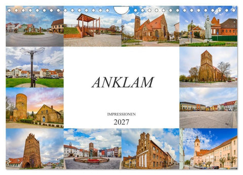 Anklam Impressionen (Wandkalender 2027 DIN A4 quer), CALVENDO Monatskalender