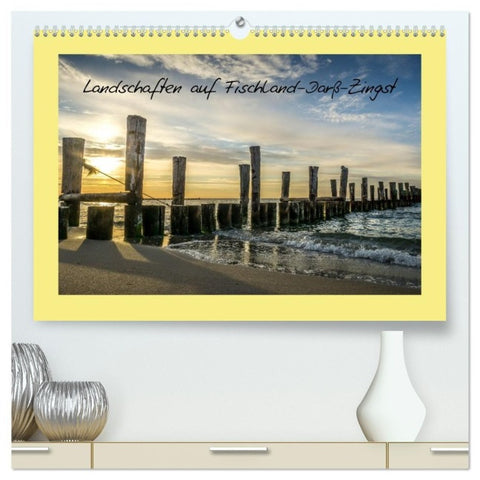Landschaften auf Fischland-Darß-Zingst (hochwertiger Premium Wandkalender 2027 DIN A2 quer), Kunstdruck in Hochglanz