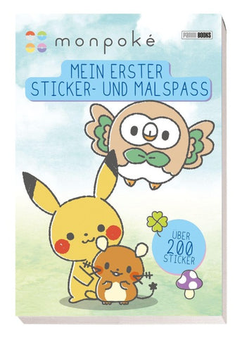 monpoké: Mein erster Sticker- und Malspaß