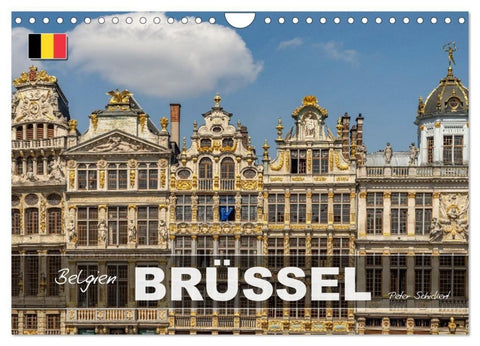 Belgien - Brüssel (Wandkalender 2027 DIN A4 quer), CALVENDO Monatskalender