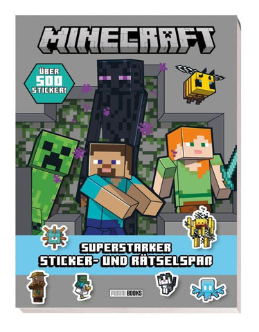Minecraft: Superstarker Sticker- und Rätselspaß