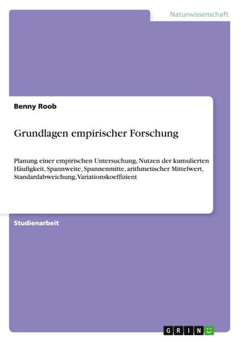 Grundlagen empirischer Forschung