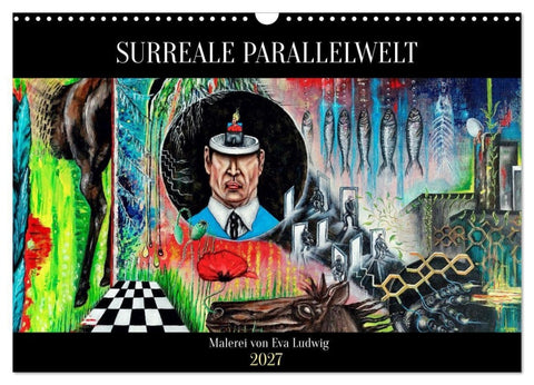 Surreale Parallelwelt (Wandkalender 2027 DIN A3 quer), CALVENDO Monatskalender