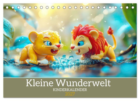 Kleine Wunderwelt - Kinderkalender (Tischkalender 2027 DIN A5 quer), CALVENDO Monatskalender