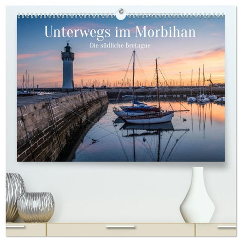 Unterwegs im Morbihan (hochwertiger Premium Wandkalender 2026 DIN A2 quer), Kunstdruck in Hochglanz