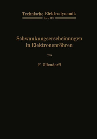 Schwankungserscheinungen in Elektronenröhren
