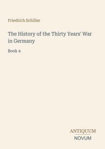 The History of the Thirty Years' War in Germany