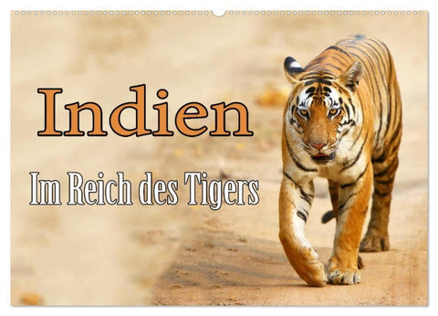 Indien - Im Reich des Tigers (Wandkalender 2027 DIN A2 quer), CALVENDO Monatskalender
