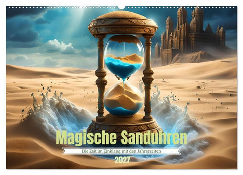 Magische Sanduhren (Wandkalender 2027 DIN A2 quer), CALVENDO Monatskalender
