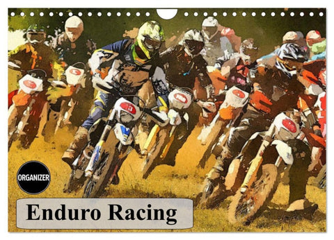Enduro Racing (Wall Calendar 2026 DIN A4 landscape), CALVENDO 12 Month Wall Calendar