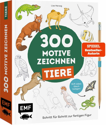 300 Motive zeichnen – Tiere