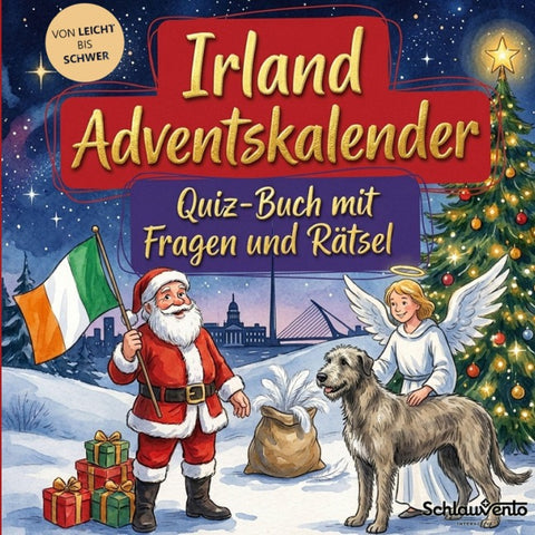 Irland-Adventskalender: Quiz-Buch mit Fragen und Rätsel