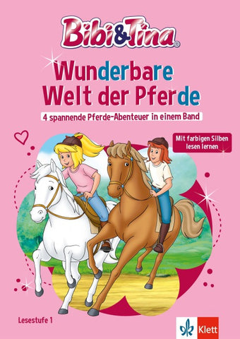 Lesefuchs Bibi & Tina: Wunderbare Welt der Pferde 4 spannende Pferde-Abenteuer in einem Band Lesestufe 1