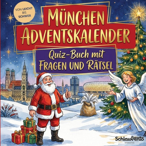 München-Adventskalender: Quiz-Buch mit Fragen und Rätsel