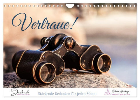 Vertraue! (Wandkalender 2027 DIN A4 quer), CALVENDO Monatskalender