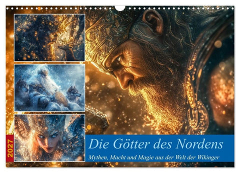 Die Götter des Nordens (Wandkalender 2027 DIN A3 quer), CALVENDO Monatskalender